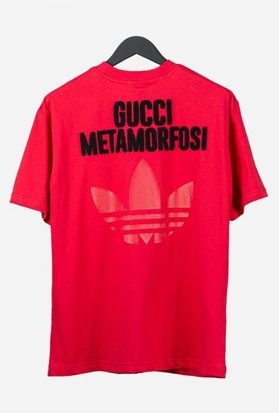 Унисекс Premium Футболка Adidas x Gucci артикул F0006 фото