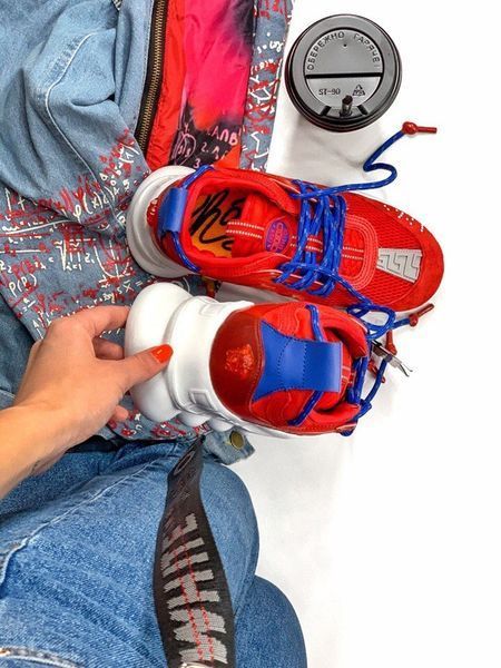 Женские кроссовки Versace Chain Reaction Sneakers 001-09 Женские кроссовки Versace фото