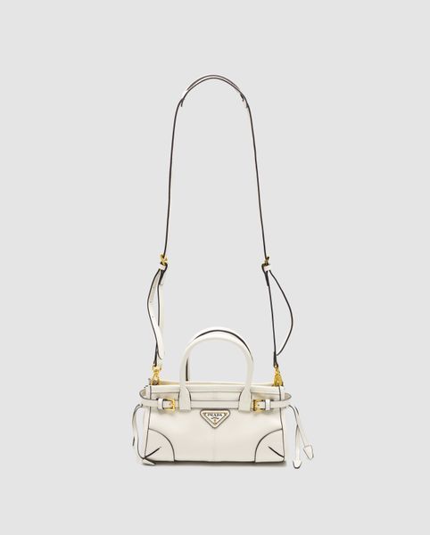 Жіноча сумка Prada Bonnie Mini Handbag Cream Premium фото