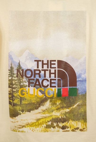 Унісекс Premium Футболка The North Face x Gucci артикул F0011 фото