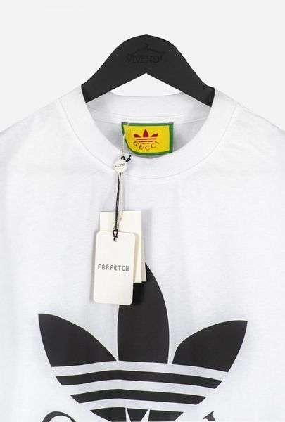 Унисекс Premium Футболка Adidas x Gucci артикул F0001 фото