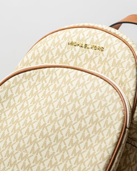 Жіночий рюкзак Michael Kors Signature Backpack Beige Premium фото