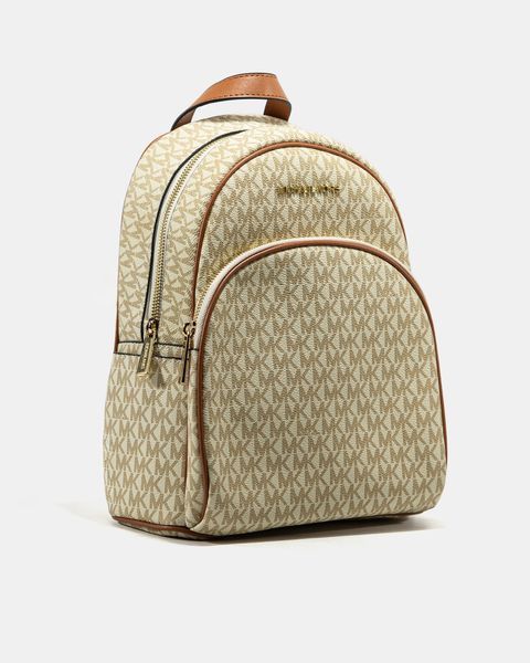 Жіночий рюкзак Michael Kors Signature Backpack Beige Premium фото