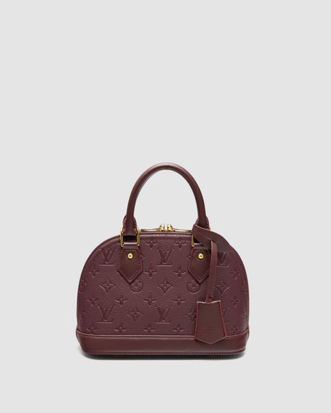 Жіноча сумка Louis Vuitton Alma Monogram Empreinte Leather Burgundy Premium фото
