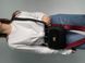 Женская сумка Coach Polished Pebble Willow Saddle Bag Black Premium re-11374 фото 10