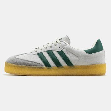 Чоловічі кросівки Adidas Samba x Ronnie Fieg x Clarks Grey Green фото