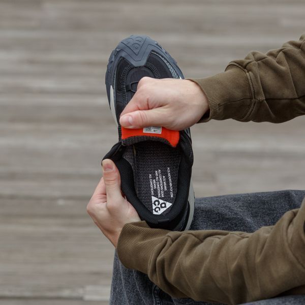 Мужские кроссовки Nike ACG Mountain Fly Gore-Tex Black Grey Orange фото