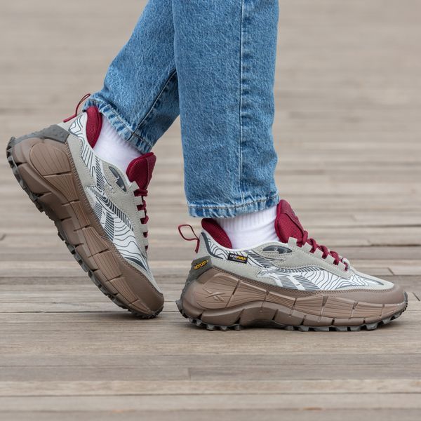 Мужские Reebok Zig Kinetica 2.5 x Cordura Grey Brown фото