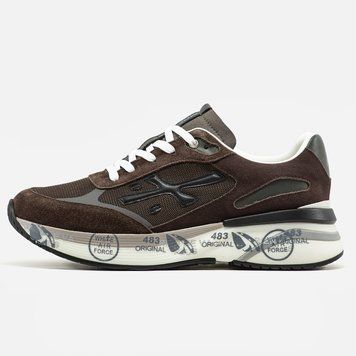 Мужские кроссовки Premiata Moerun Brown Black Premium фото