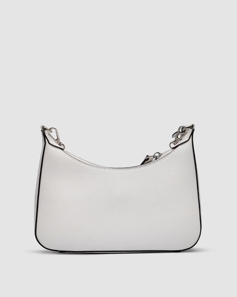 Женская сумка Prada Re-Edition 2005 Saffiano Leather Bag White Premium фото