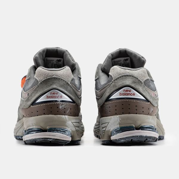 Мужские кроссовки New Balance 2002R Grey Orange фото