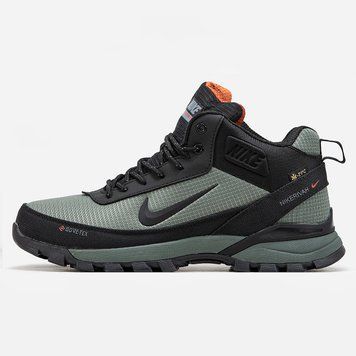 Чоловічі зимові кросівки Nike Rivah Fur Gore-Tex Green Black фото
