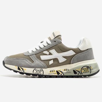 Мужские кроссовки Premiata Mick Sand Beige White Premium фото