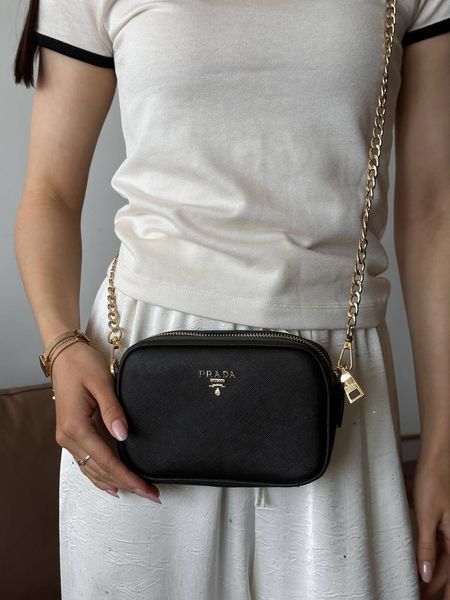 Жіноча сумка Prada Saffiano Lux Mini Camera Bag Premium фото