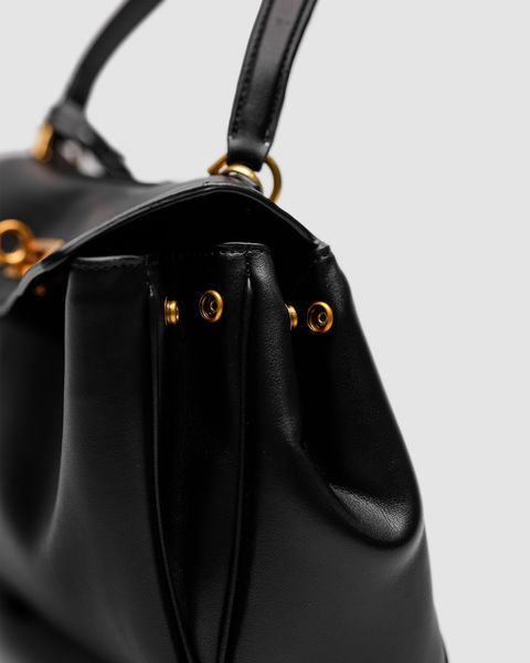 Женская сумка Balenciaga Rodeo Black/Gold Premium фото