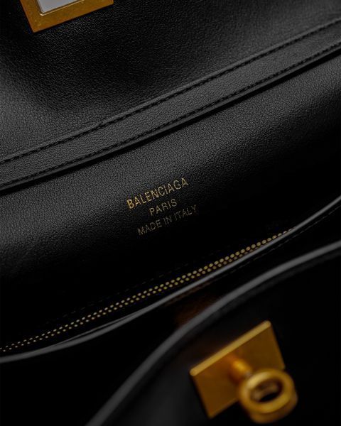 Женская сумка Balenciaga Rodeo Black/Gold Premium фото