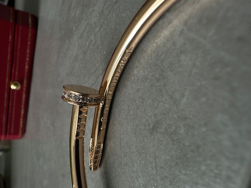 Браслет Cartier Juste un Clou Diamond 18K Yellow Gold Premium фото