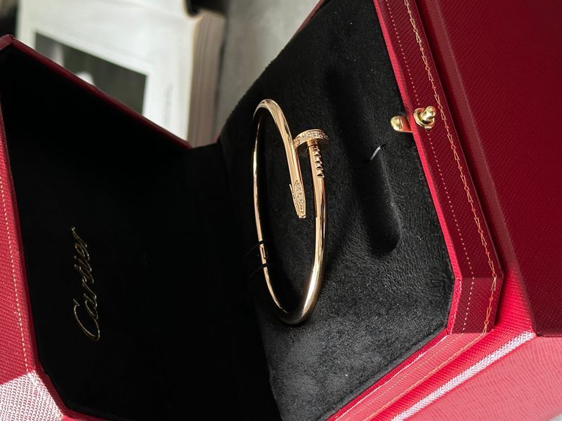 Браслет Cartier Juste un Clou Diamond 18K Yellow Gold Premium фото