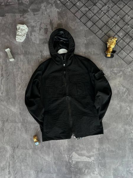 Premium ветровка Stone Island Black фото
