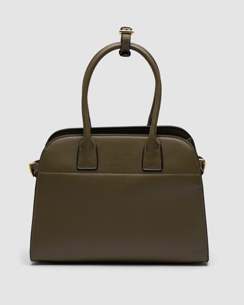 Женская сумка Prada Medium Olive Leather Tote Bag Premium фото