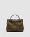 Жіноча сумка Bottega Veneta Small Andiamo Suede Cypress Premium re-129045 фото 3