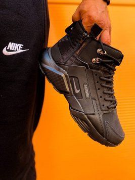 Зимові чоловічі кросівки Nike Huarache Winter Acronym"Black" !термопідкладка! фото