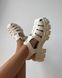 Жіночі сандалі Prada Monolith Platform Sandals Beige re-9098 фото 3