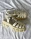 Жіночі сандалі Prada Monolith Platform Sandals Beige re-9098 фото 10