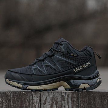 Мужские кроссовки Salomon XT-6 Mid Winter Fur Black Army фото