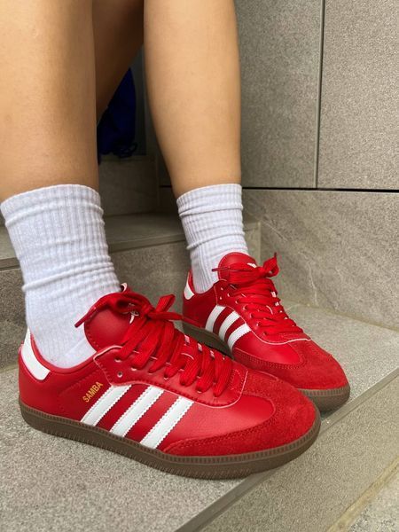 Жіночі кросівки Adidas Samba Red фото