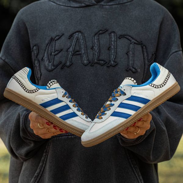Унисекс кроссовки Adidas Wales Bonner x Samba Wonder Clay Royal Blue фото