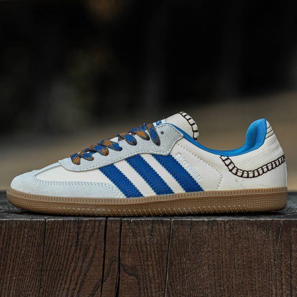 Унисекс кроссовки Adidas Wales Bonner x Samba Wonder Clay Royal Blue фото
