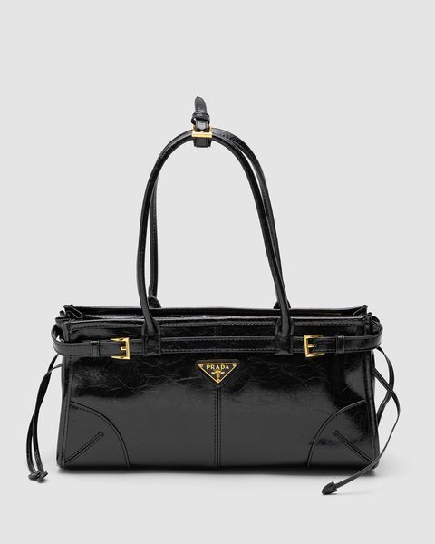 Жіноча сумка Prada Medium Leather Handbag Black Premium фото