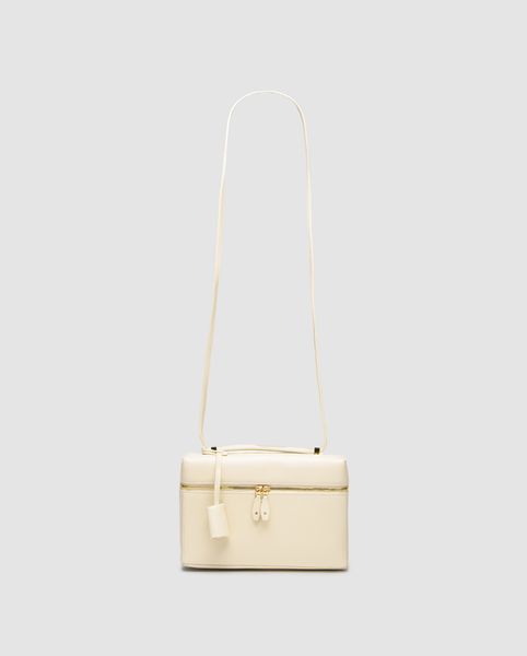 Жіноча сумка Loro Piana Extra Bag L23 Cream Leather Premium фото