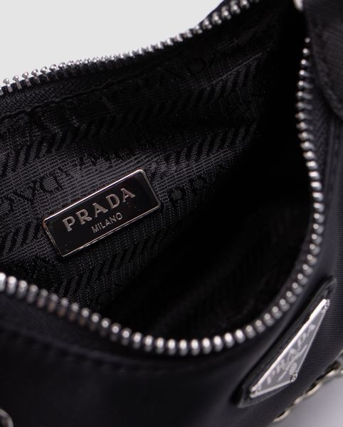 Женская сумка Prada Re-Edition 2005 Re-Nylon and Saffiano Mini Black Premium фото