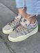 Женские кроссовки Adidas Campus x Bad Bunny Brown Beige re-9857 фото 2