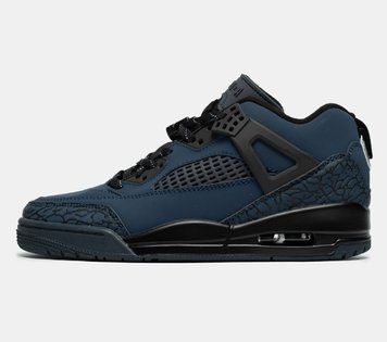 Чоловічі баскетбольні кросівки Nike Air Jordan Spizike Low Dark Obsidian Blue HM4732-400 PREMIUM фото