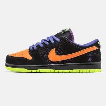 Чоловічі зимові кросівки Nike SB Dunk Low Night of Mischief Halloween Хутро фото
