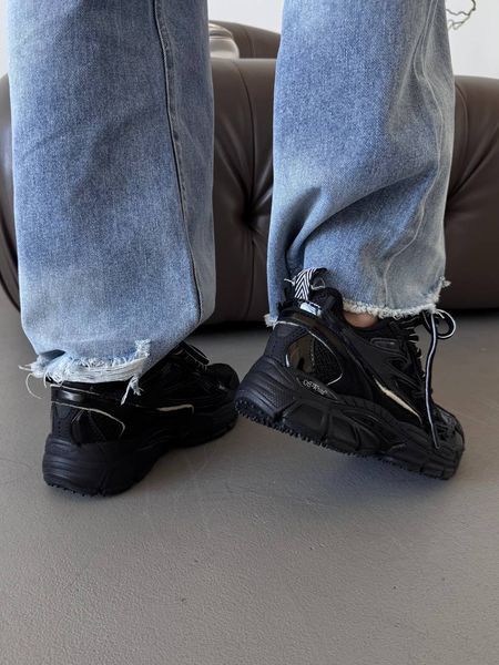 Чоловічі та жіночі кросівки OFF-WHITE Be Right Back BLACK Original Box фото