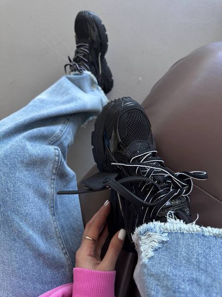 Чоловічі та жіночі кросівки OFF-WHITE Be Right Back BLACK Original Box фото