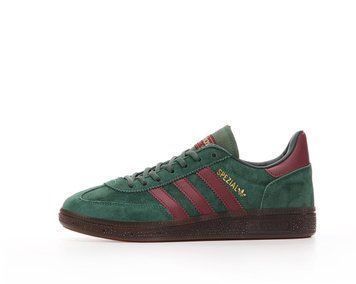 Мужские кроссовки Adidas Spezial Green Bordo фото
