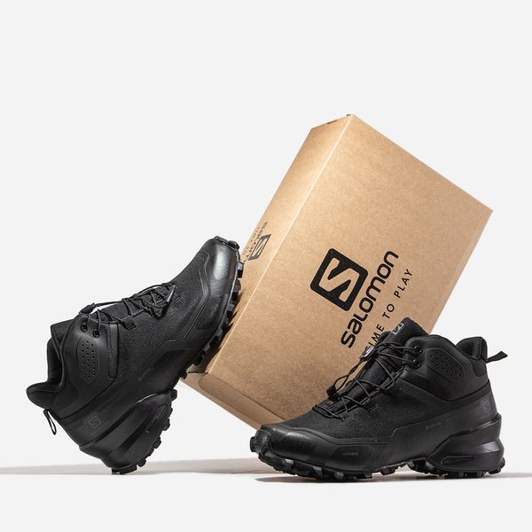 Мужские кроссовки Salomon Cross Hike Gore-Tex Black фото