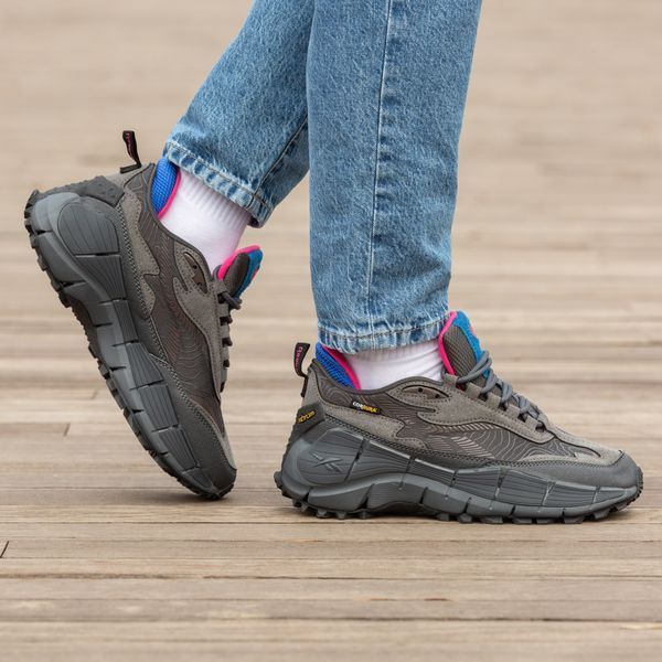 Мужские Reebok Zig Kinetica 2.5 x Cordura Brown Grey фото