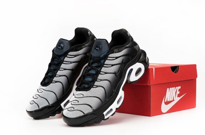 Мужские кроссовки Nike Air Max TN Plus Grey Black Blue фото