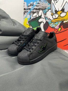 Жіночі кросівки Adidas Superstar Black Ghost фото