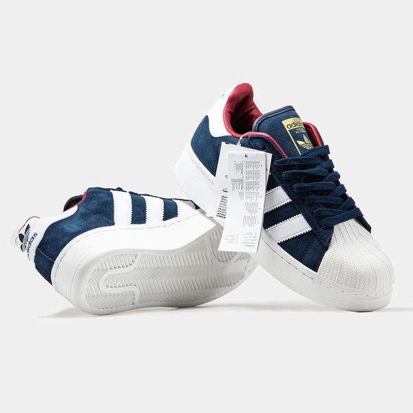 Женские кроссовки Adidas Superstar Classic XLG Blue фото