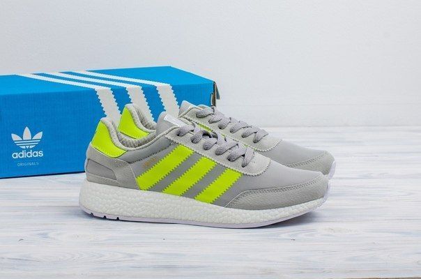 Чоловічі кросівки Iniki grey green Adidas фото