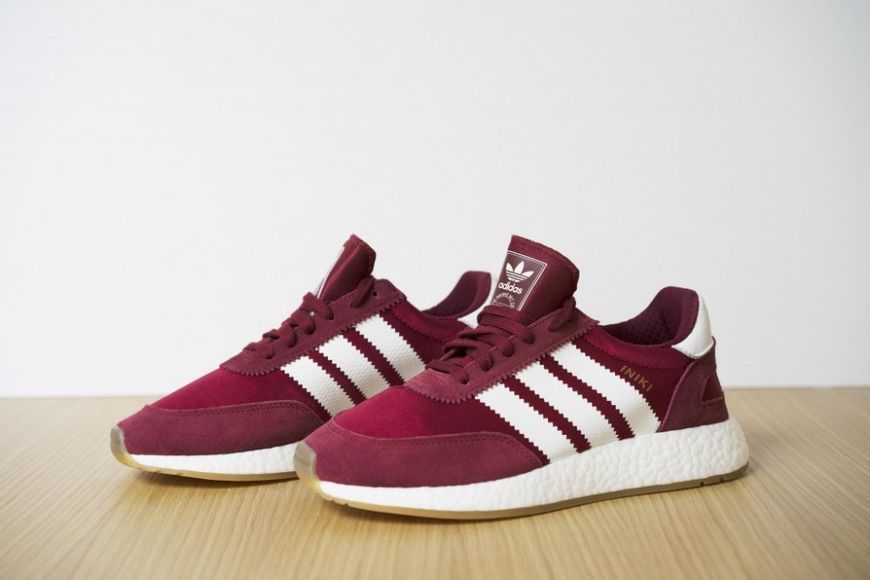 Мужские кроссовки Iniki Runner Boost Bordo Men Adidas фото