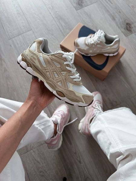 Чоловічі та жіночі кросівки Asics Gel-Nyc White Feather Grey фото
