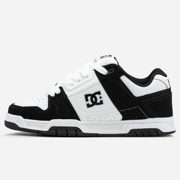 Чоловічі кросівки DC Stag White Black Premium фото